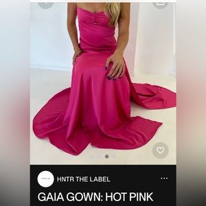 Gaia Gown:hot pink